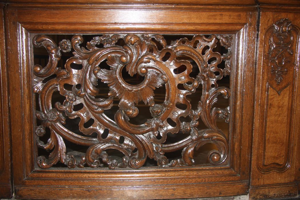 clôture de choeur (table de communion), détail