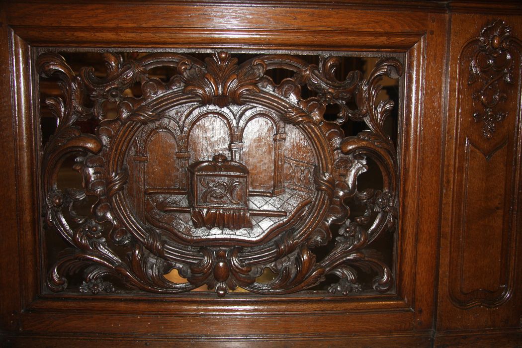 clôture de choeur (table de communion), détail