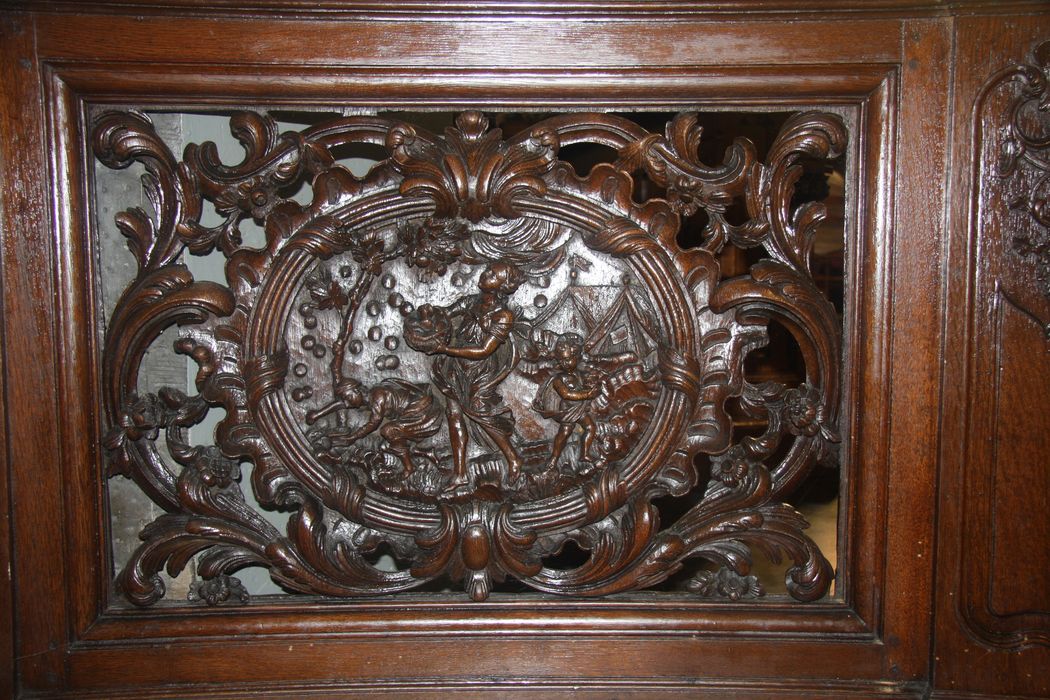 clôture de choeur (table de communion), détail