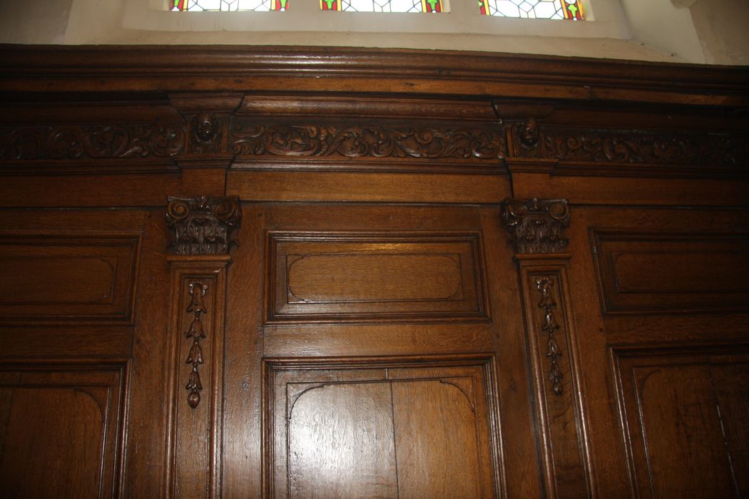 lambris de revêtement, vue partielle