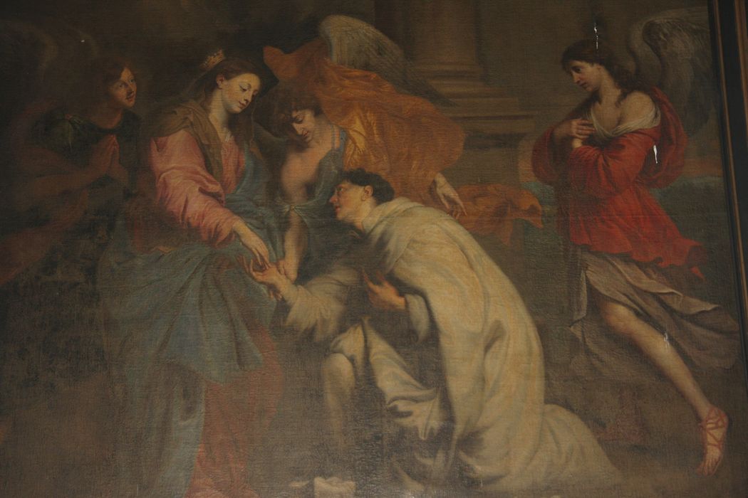 tableau : La vision du bienheureux Hermann Joseph