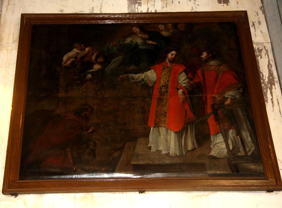 Tableau : L'allégeance d'un Roi à la foi chrétienne (Ethelbert et les Bénédictins, Allégeance d’un roi à la foi chrétienne)