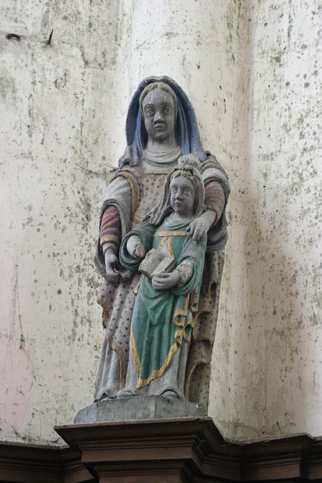 groupe sculpté : Education de la Vierge (l')