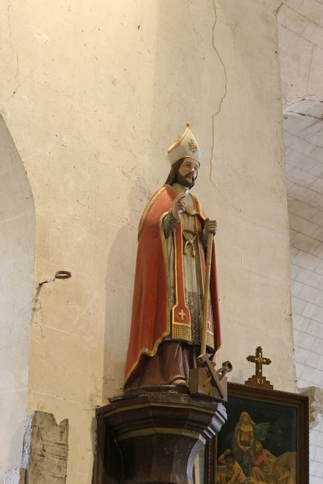 statue : Saint Eloi - © Ministère de la Culture (France), Conservation des antiquités et des objets d’art de l'Oise – Tous droits réservés