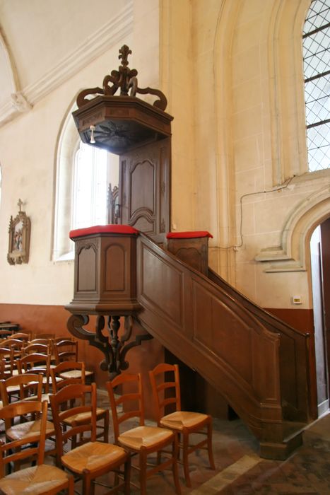 chaire à prêcher - © Ministère de la Culture (France), Conservation des antiquités et des objets d’art de l'Oise – Tous droits réservés