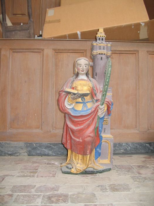 statue : Sainte Barbe