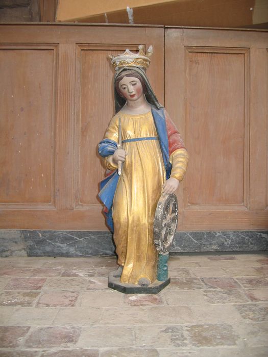 statue : Sainte Catherine