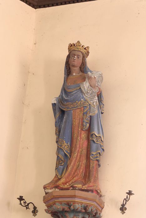 statue (petite nature) : Vierge à l'Enfant - © Ministère de la Culture (France), Conservation des antiquités et des objets d’art de l'Oise – Tous droits réservés