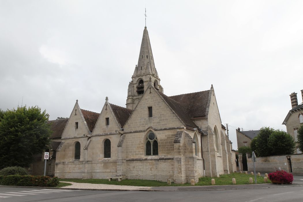 Eglise Saint-Maximin : Ensemble sud-ouest, vue générale