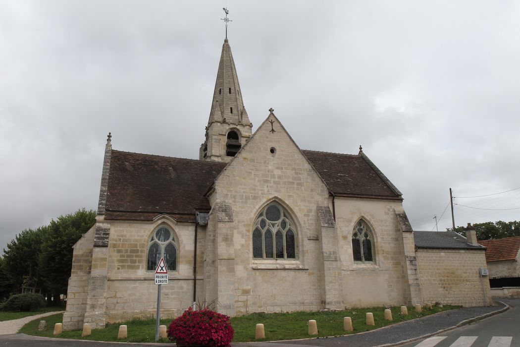 Eglise Saint-Maximin : Chevet, vue générale