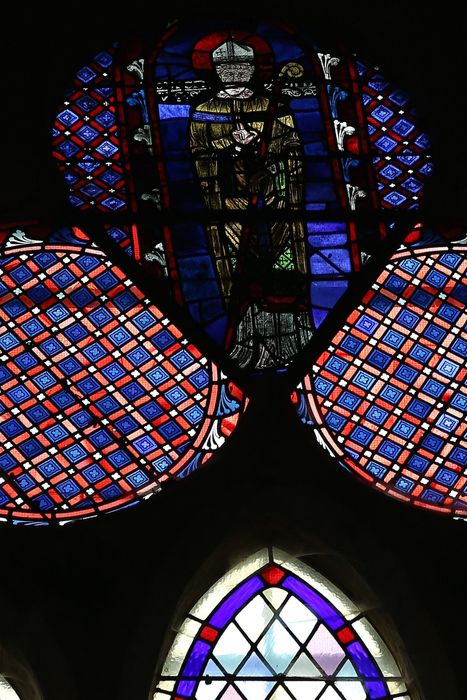 verrière (baie 0) : Saint évêque