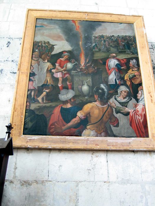 tableau : le Miracle d'Elie