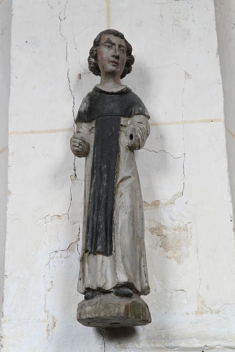 statue : Saint Fiacre (?)