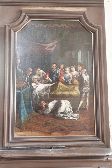 tableau : Mort de Charles IX