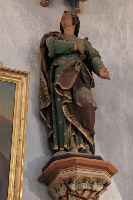 statues : La Vierge, saint Jean