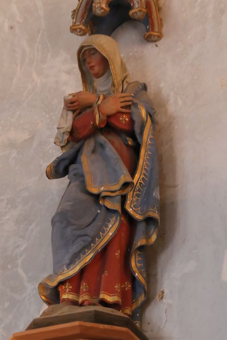 statues : La Vierge, saint Jean