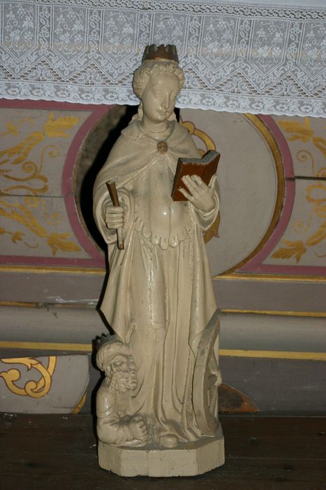 statue : Sainte Catherine