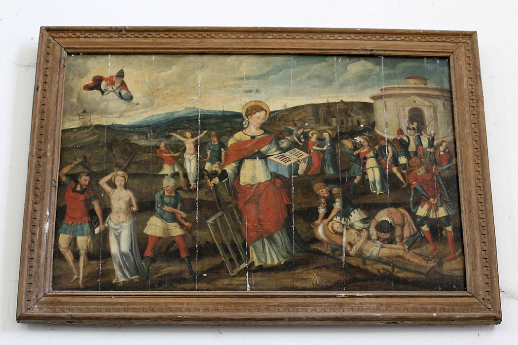 tableau : Martyre de sainte Foy