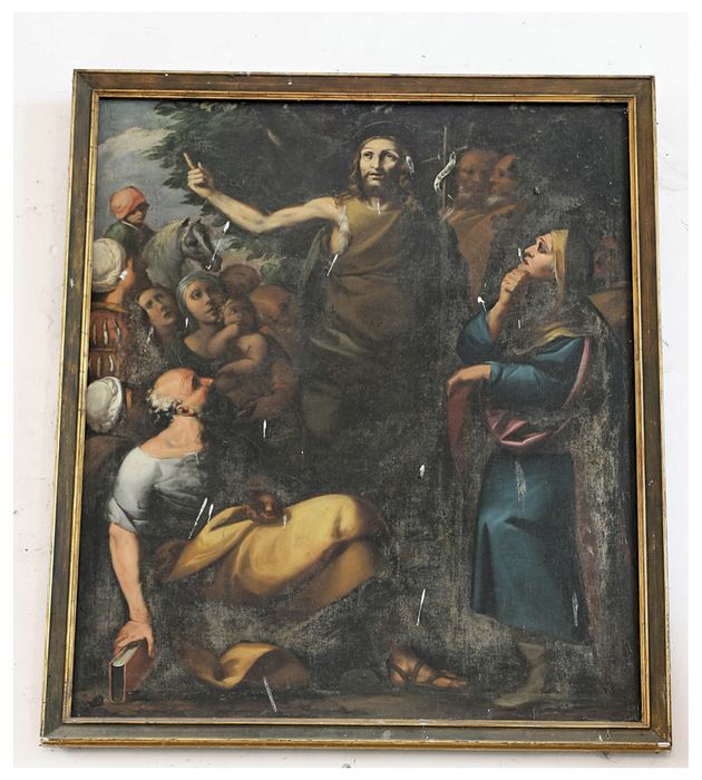 tableau : Prédication de saint Jean Baptiste - © Ministère de la Culture (France), Conservation des antiquités et des objets d’art de l'Oise - Tous droits réservés