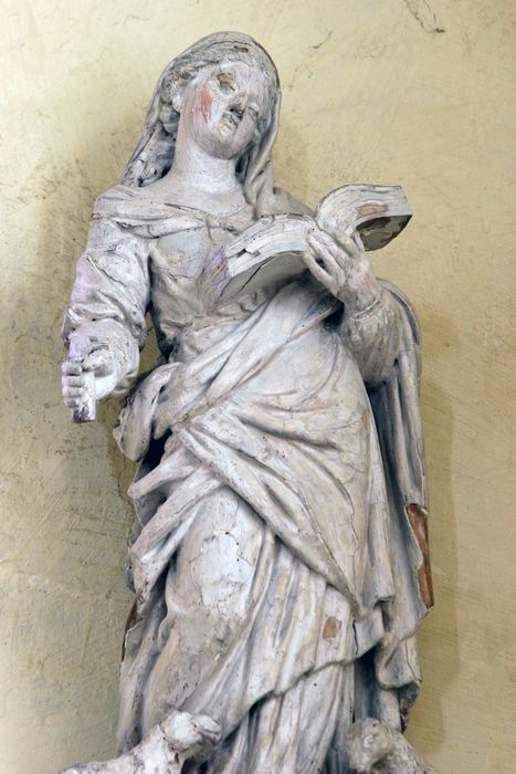 statue : Sainte Geneviève - © Ministère de la Culture (France), Conservation des antiquités et des objets d’art de l'Oise - Tous droits réservés