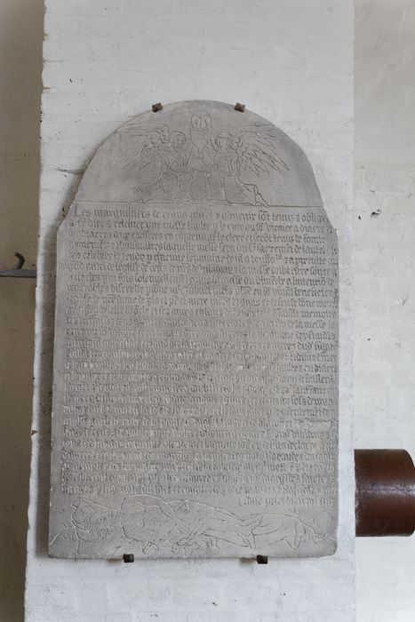 plaque commémorative (pierre de fondation)