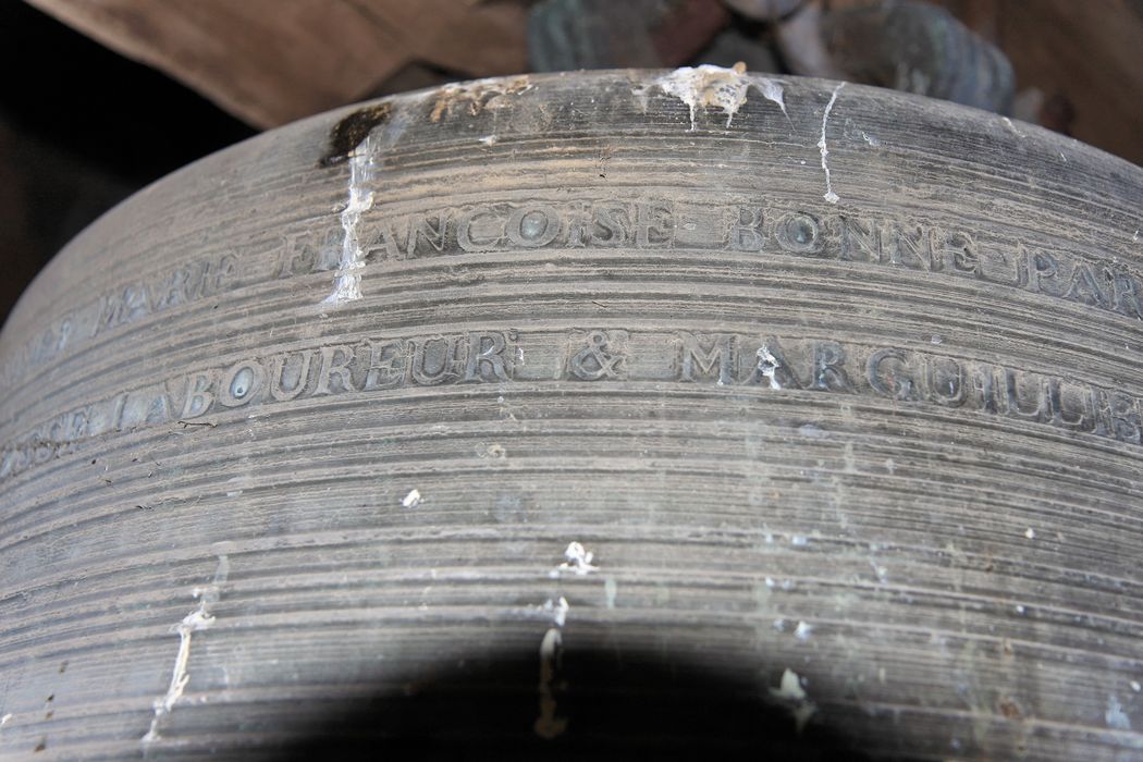 cloche dite Marie Françoise Bonne, détail de l’inscription