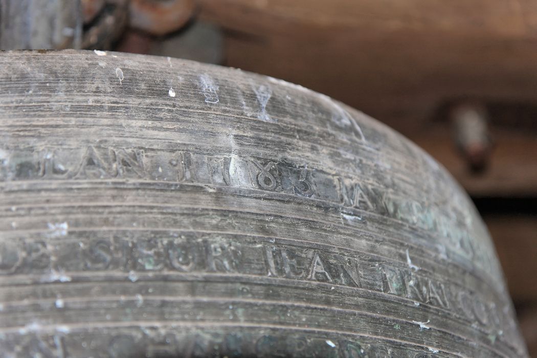 cloche dite Marie Françoise Bonne, détail de l’inscription