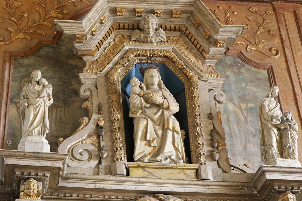 retable du Rosaire, vue partielle