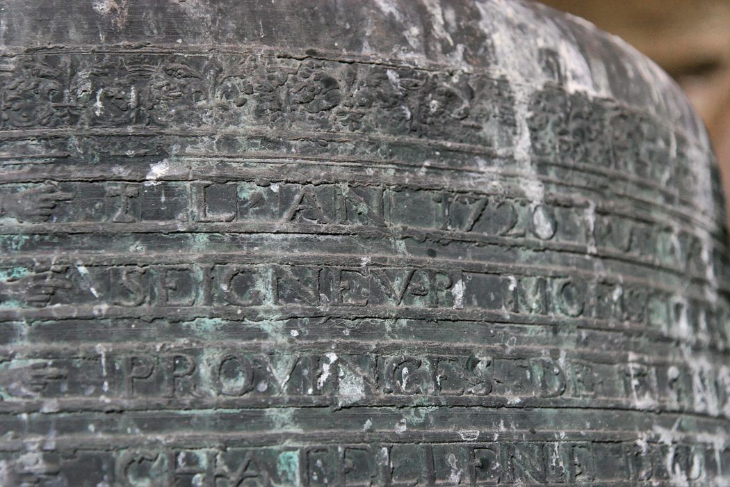 cloche dite Marie, détail de l’inscription