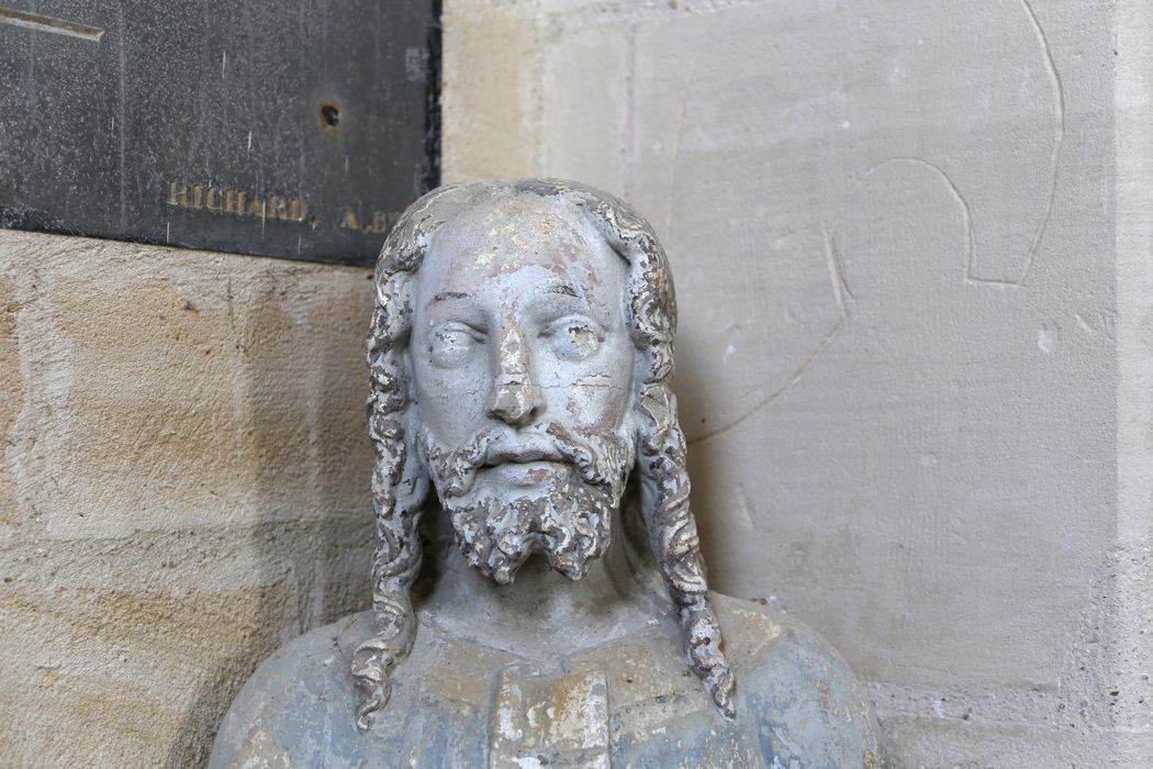 statue : Christ Sauveur, détail