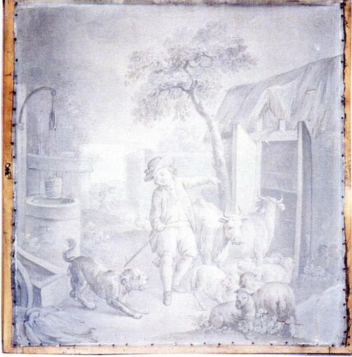 tableau : Cour de ferme