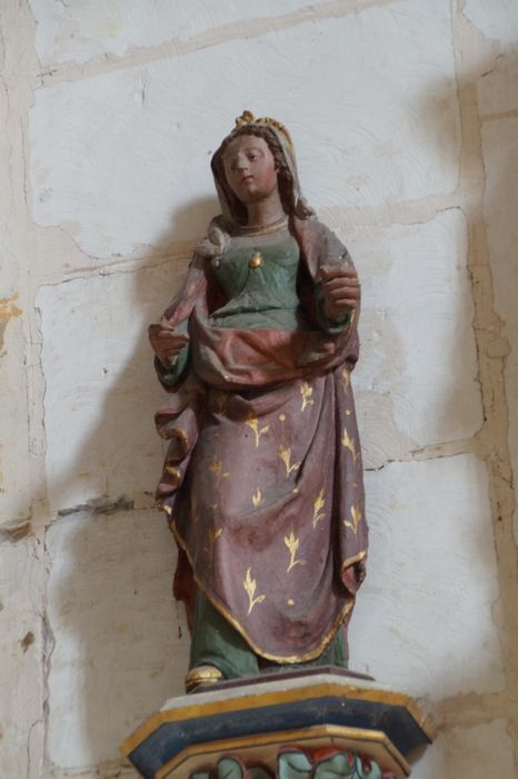 statue (statuette) : Sainte Geneviève