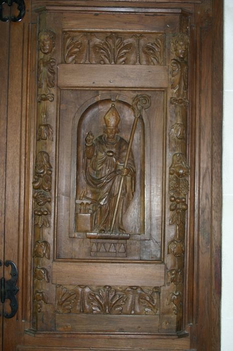 panneaux sculptés de l'ancienne chaire à prêcher, détail - © Ministère de la Culture (France), Conservation des antiquités et des objets d’art de l'Oise - Tous droits réservés