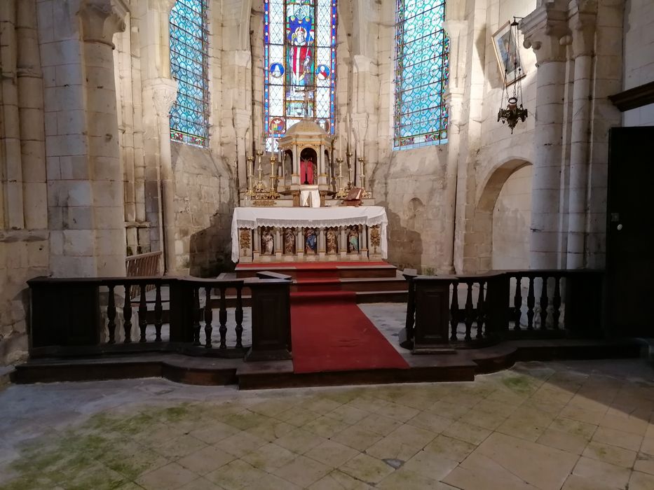 clôture de choeur (table de communion) - © Ministère de la Culture (France), Conservation des antiquités et des objets d’art de l'Oise - Tous droits réservés