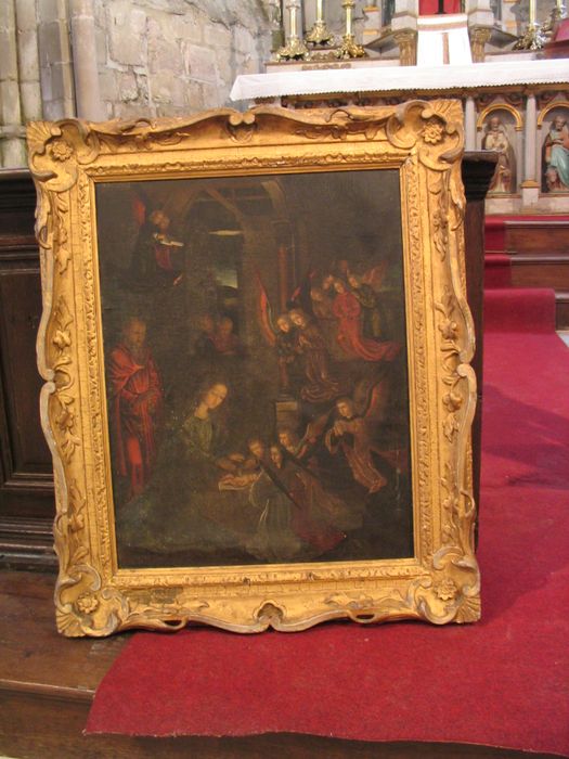 tableau : Nativité - © Ministère de la Culture (France), Conservation des antiquités et des objets d’art de l'Oise - Tous droits réservés