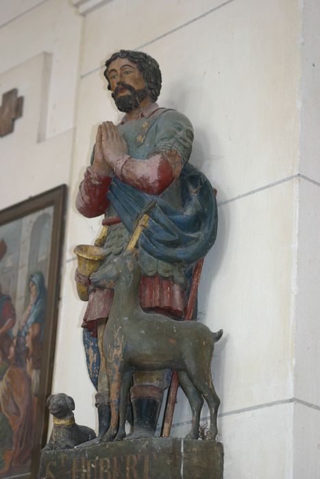 statue : Saint Hubert