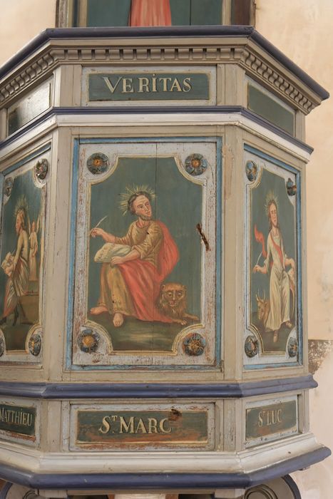 chaire à prêcher, détail