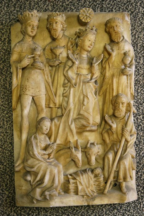 Haut-relief : Nativité et Adoration des Mages