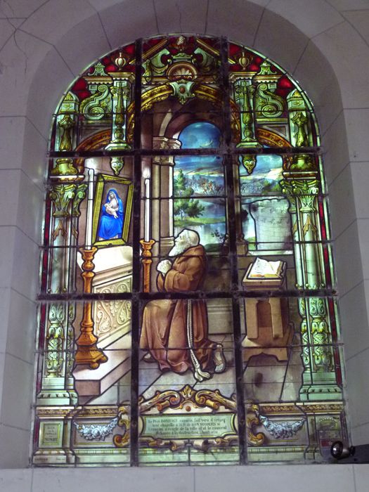 verrière n°6 : Histoire de la chapelle Notre-Dame de Bonsecours