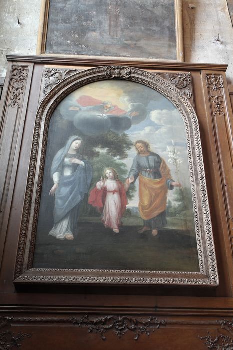 Tableau : Sainte Famille et Trinité