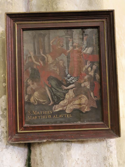 tableau : Martyre de saint Matthieu