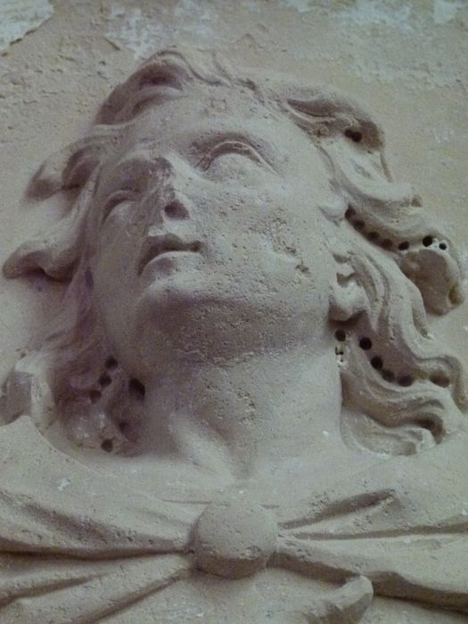 retable d’un autel secondaire : Saint Maurice (?), détail