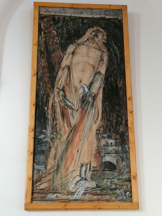 tableau : Le Christ dépouillé de ses vêtements