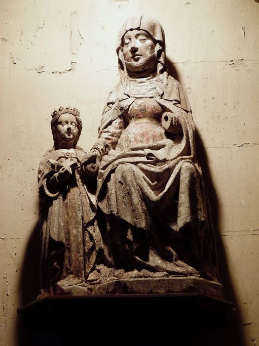 groupe sculpté : Éducation de la Vierge (ou La Vierge et sainte Anne)