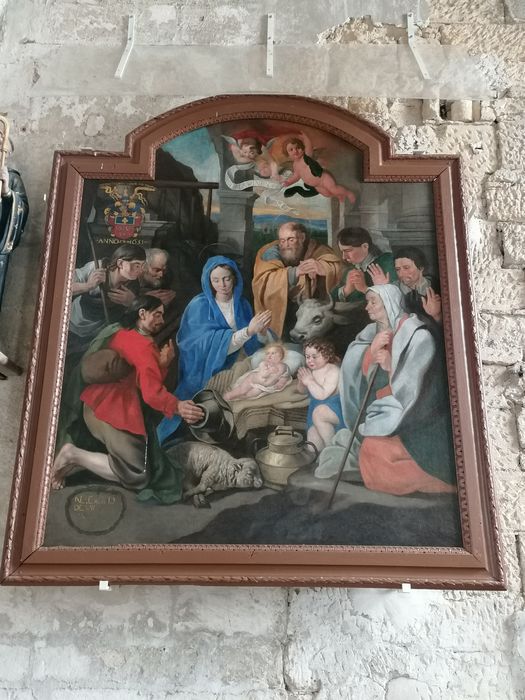 Tableau : Adoration des bergers