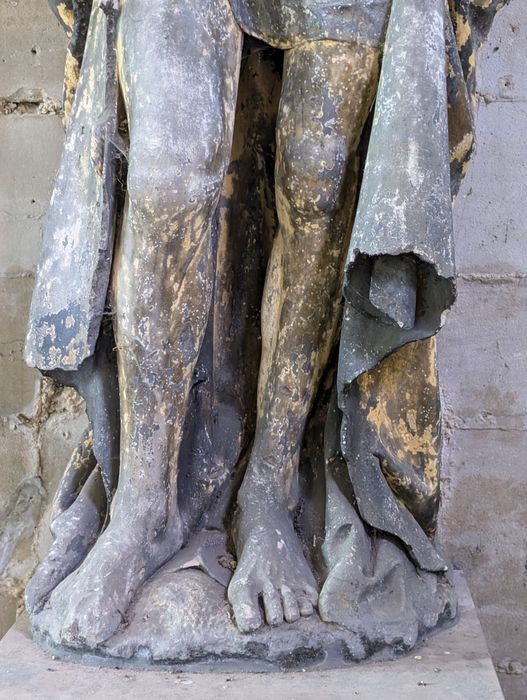 statue (grandeur nature) : Ecce homo, détail