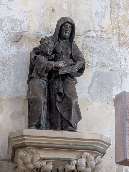 statue : Vierge et sainte Anne