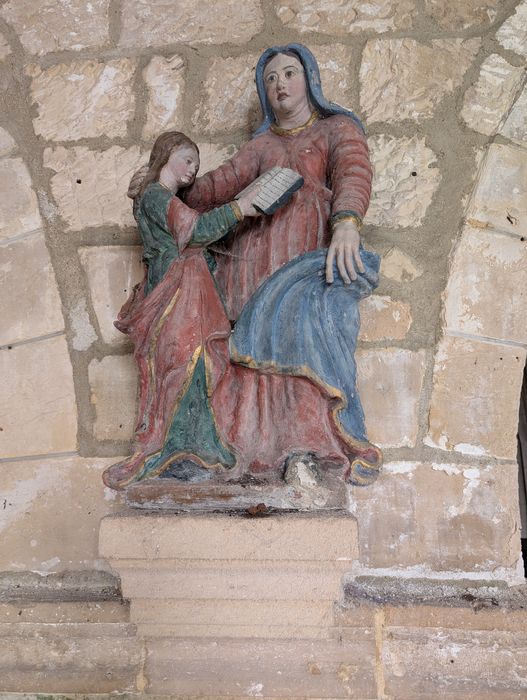 groupe sculpté : Sainte Anne et la Vierge ou Education de la Vierge