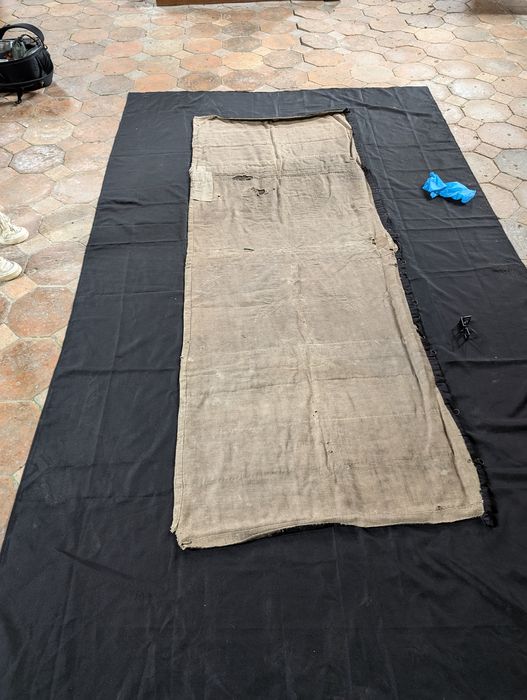 drap mortuaire (revers)