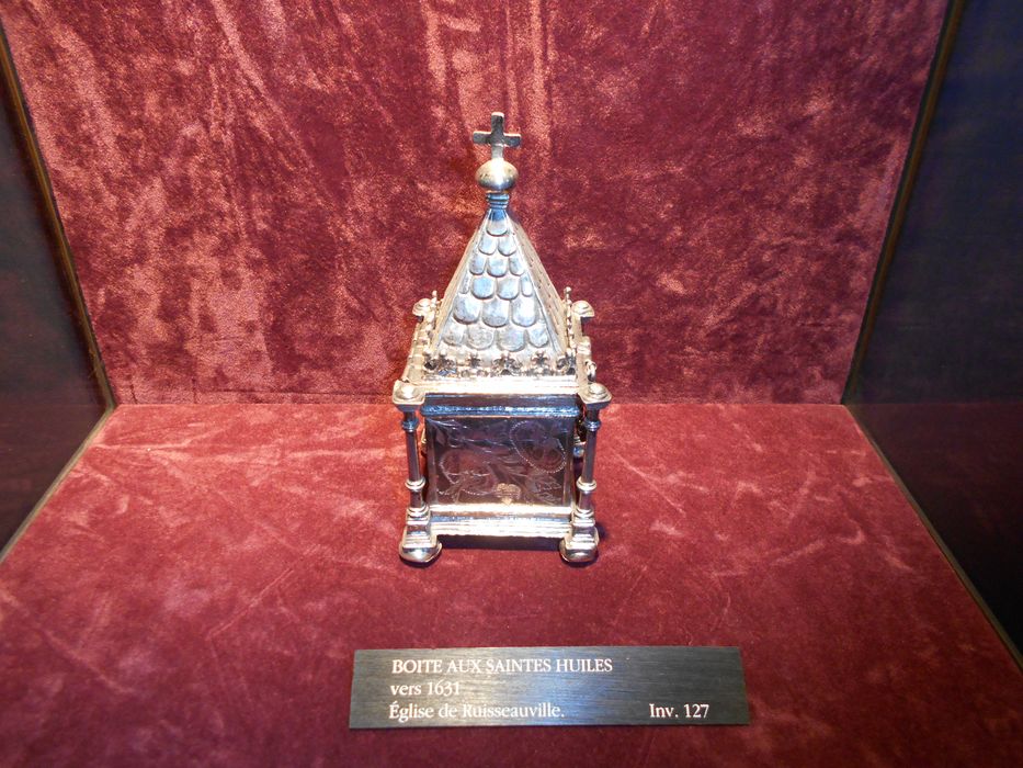 ampoule aux saintes huiles (chrémeau)